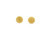 Estate Woven Rope Button Earrings [JESTD0922]