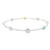 Eight Stone Bangle in Wildflower [JBBAC0620]