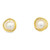 Estate Mabe Pearl Earrings [JEOTH1563]