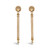 Trellis Foxtail Chain Earring Tassels [JEJKT0007]