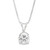 Estate Diamond Solitaire Pendant Necklace, 1.18 [JNPEN1829]