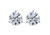 Solitaire Diamond Stud Earrings, 3.00 [JESSD0369]