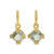 Estate Topaz and Diamond Drop Earrings [JEOTH1771]