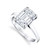 Emerald Cut Hidden Halo Diamond Ring, 3.63 [JRENG0807]