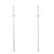 Diamond Line Earrings [JEOTH1741]
