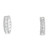 Diamond Oval Hoop Earrings [JEHOP1053]