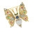 Estate Ornate Butterfly Brooch [JAPNB0260]