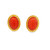 Estate Coral Cabachon Earrings [JEOTH1807]