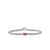 Heishi Rhodolite Rondel Bracelet [JBOTH2240]