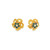 Estate Textured Floral Studs [JESTD1096]