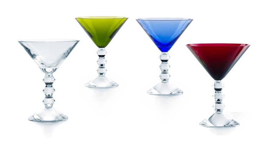 Vega Martini Glasses Set of 4 Color | Lux Bond & Green