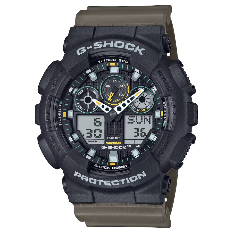 G-SHOCK デジタル腕時計 ブラック/シルバー GMAP2126 Analog-Digital Watch | Lux Bond & Green