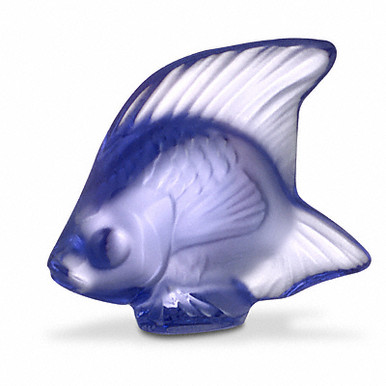 Fish Crystal Sculpture in Violet | Lux Bond & Green