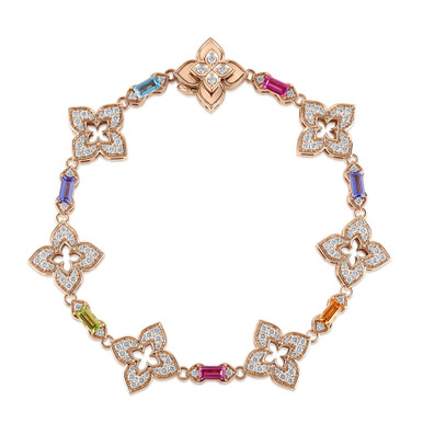 Venetian Four Leaf Flower Bracelet | Lux Bond & Green