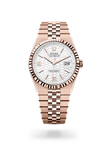 Rolex Land-Dweller 40 18 kt Everose gold, M127335-0001 | Lux Bond