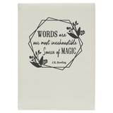 7" x 9 3/4" Laserable Leatherette Journal with Lined Notepad