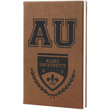 "5 1/4"" x 8 1/4"" Laserable Leatherette Journal with Lined Notepad "