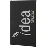 "5 1/4"" x 8 1/4"" Laserable Leatherette Journal with Lined Notepad "
