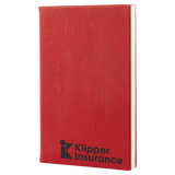 "5 1/4"" x 8 1/4"" Laserable Leatherette Journal with Lined Notepad "