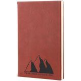 "5 1/4"" x 8 1/4"" Laserable Leatherette Journal with Lined Notepad "