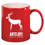 11 oz. Round Ceramic LazerMug