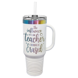 Ion Plated Polar Camel 40 oz. Travel Mug with Handle, Straw Included