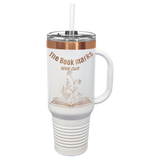 Ion Plated Polar Camel 40 oz. Travel Mug with Handle, Straw Included