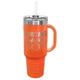 Polar Camel 40 oz. Travel Mug with Handle, Straw Included