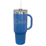 Polar Camel 40 oz. Travel Mug with Handle, Straw Included