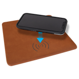 8" x 8" Laserable Leatherette Phone Charging Mat