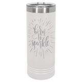 Polar Camel 22 oz. Skinny Tumbler with Slider Lid