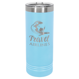 Polar Camel 22 oz. Skinny Tumbler with Slider Lid