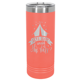 Polar Camel 22 oz. Skinny Tumbler with Slider Lid