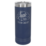 Polar Camel 22 oz. Skinny Tumbler with Slider Lid