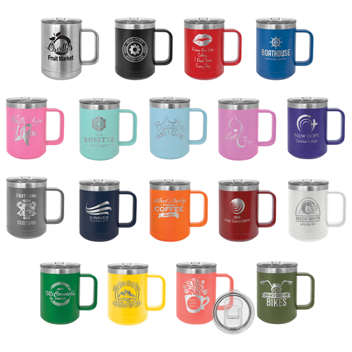Polar Camel 15 oz. Vacuum Insulated Mug with Slider Lid