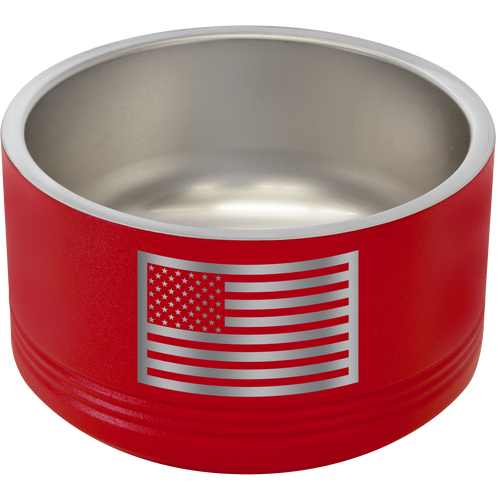 RED Polar Camel Pet Bowl