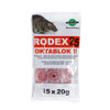 Rat and Mouse Poison Killer Bait Blocks 300g Oktablok II Rodex 25