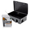 Mastertrap MX Rat and Mouse Bait Station Box with Vertox25 All Weather Poison Blocks