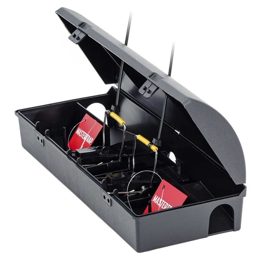 Mastertrap Mouse Bait Station with Two Snap Traps | PCH
