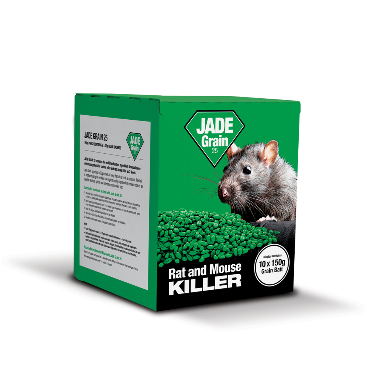 Lodi Jade Grain 25 Rat and Mouse Killer Poison Bromadiolone