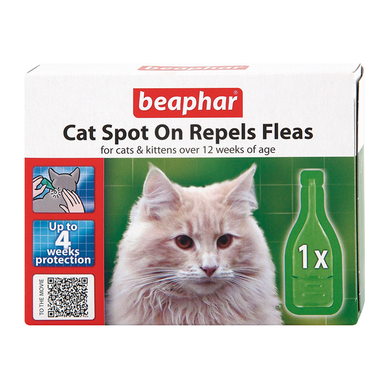 Beaphar Cat Spot On Flea Treatment 4 Weeks Protection