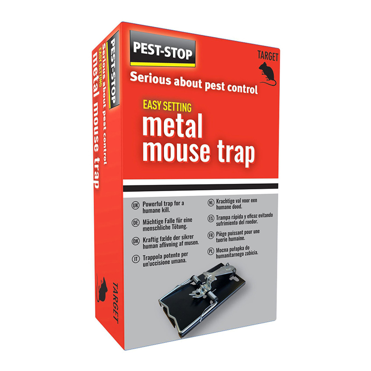 Mastertrap Reusable Metal Mouse Traps Twin Pack