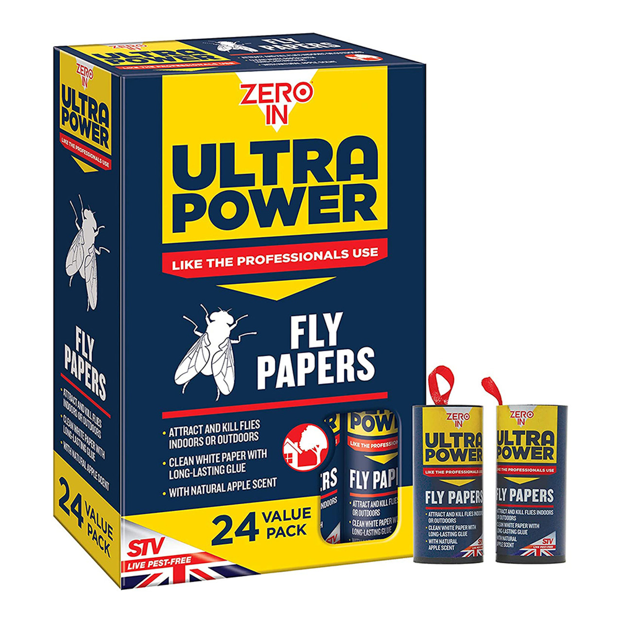 Fly Papers - 8 Pack - Zero In Official Manufacturer