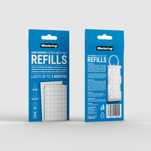 Pheromone Refill Pad for Clothes Moth Trap 2 Pack