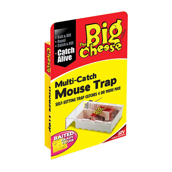 The Big Cheese Live Multi-Catch Mouse Trap Ready Baited