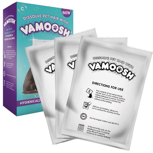 Vamoosh Pet Hair Dissolver 3 x 100g Sachets