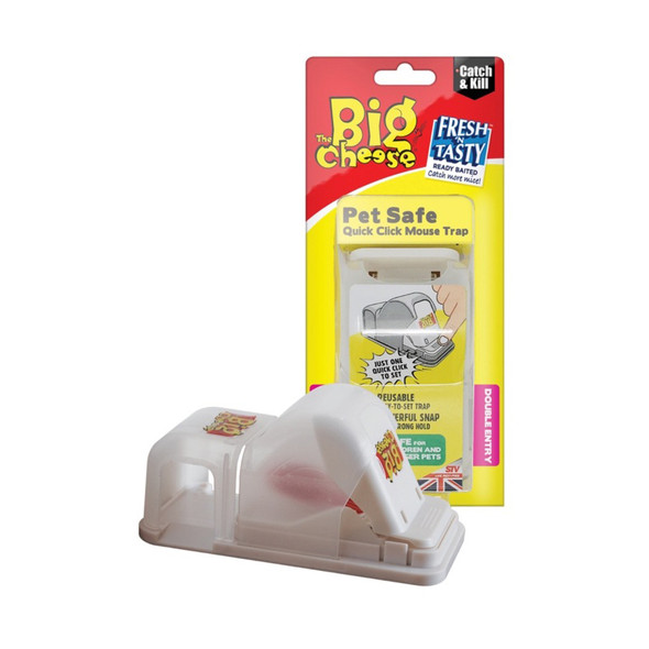 Big Cheese Self Set Metal Mouse Trap 2 Pack