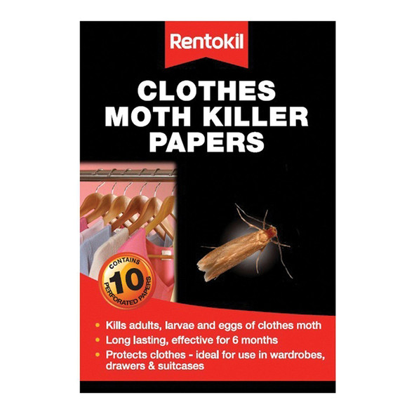 Rentokil Moth Killer Strips (Papers) 1x12 (FA115)