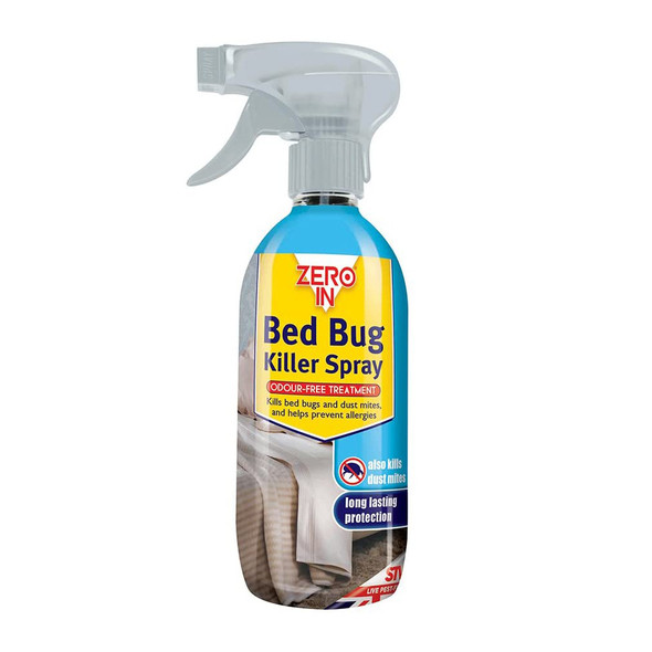 Zero In Bed Bug Killer Spray Water-based Treatment 500ml