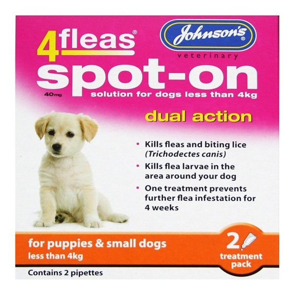 Johnsons 4fleas Spot-On Dual Action for Puppies